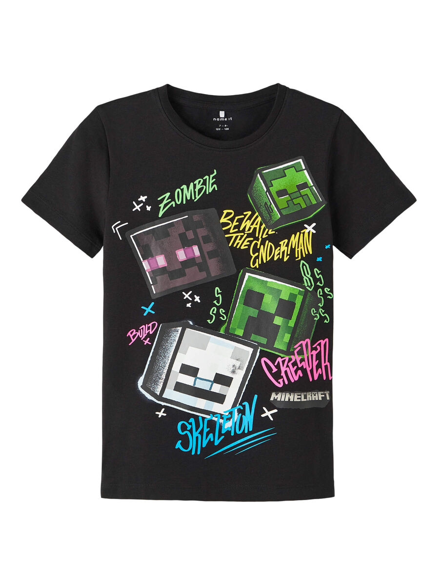 T-Shirt M.c. Minecraft Maglietta Ragazzo - 13212584nero