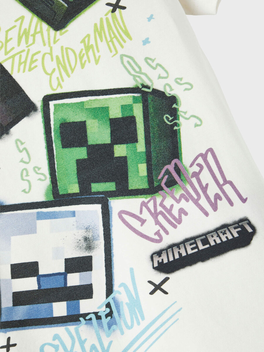 T-Shirt M.c. Minecraft Maglietta Ragazzo - 13212584bianco