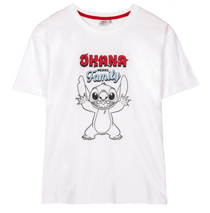 T-Shirt M.c. Lilo & Stitch Maglietta 100% Co - 1224