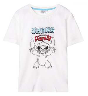 T-Shirt M.c. Lilo & Stitch Maglietta 100% Co - 1226