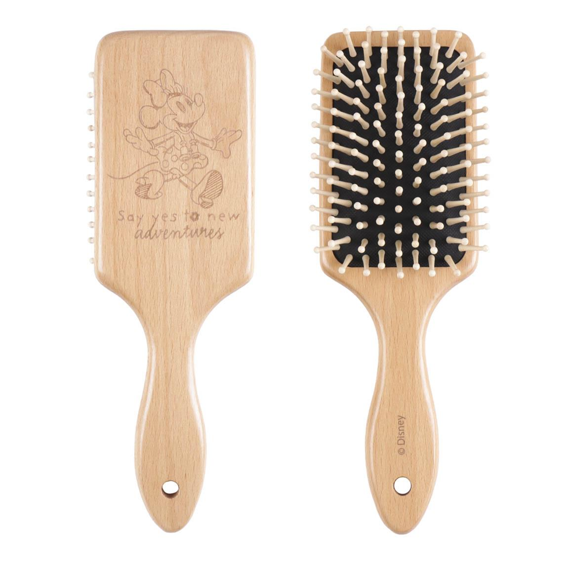 Spazzola Piatta per Capelli in Legno Minnie Mouse DISNEY 22 CM - 2327
