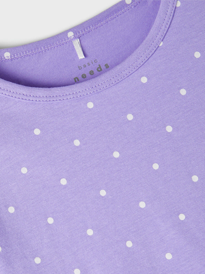 T-Shirt M.l. Maglietta Bambina 95%co 5%ea - 13212387lilla