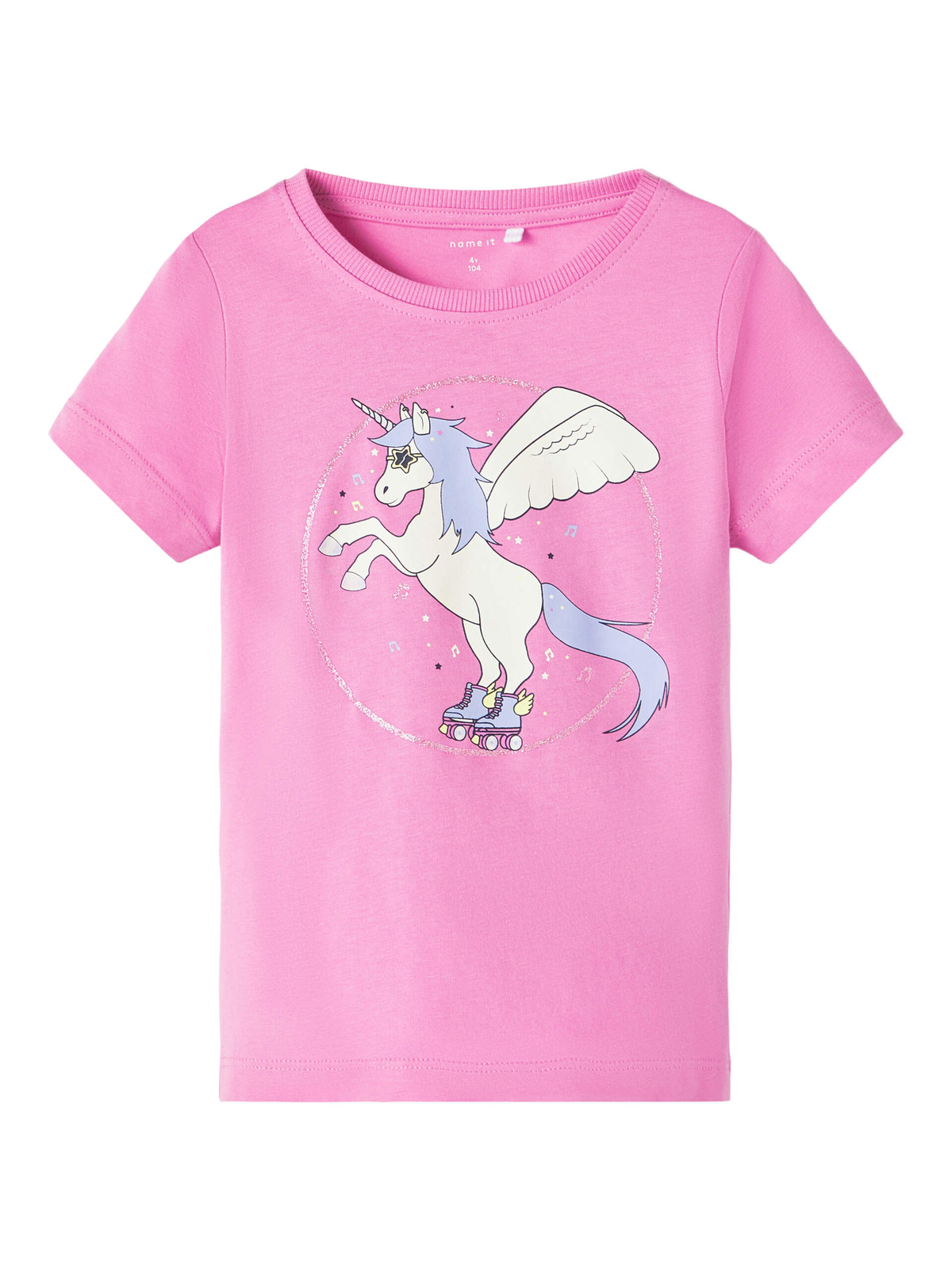 T-Shirt M.c. Unicorno Maglietta Bambina - 13213329rosa