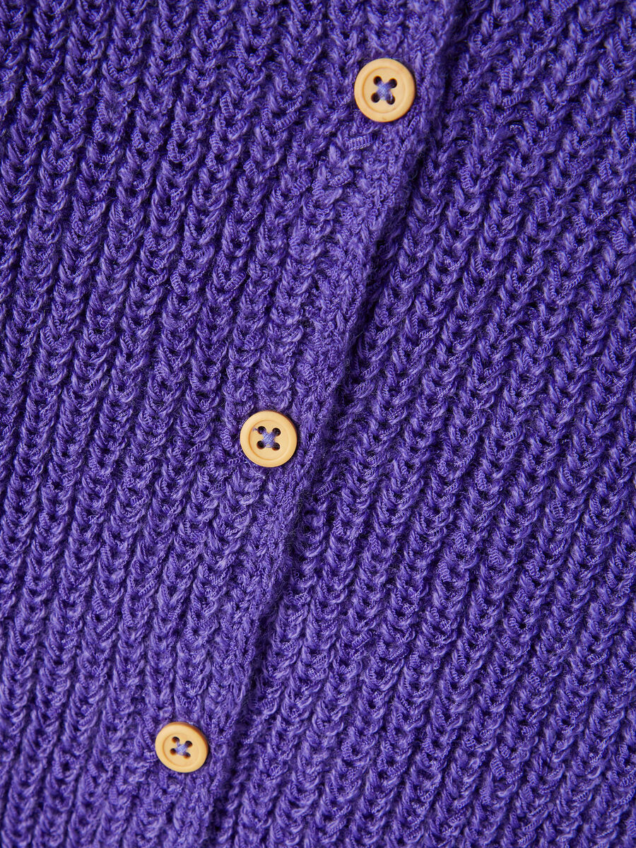 Cardigan in Maglia Bambina - 13212001viola
