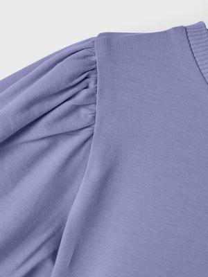 T-Shirt M.c. Manica a Sbuffo Maglietta Bambina - 13213333viola