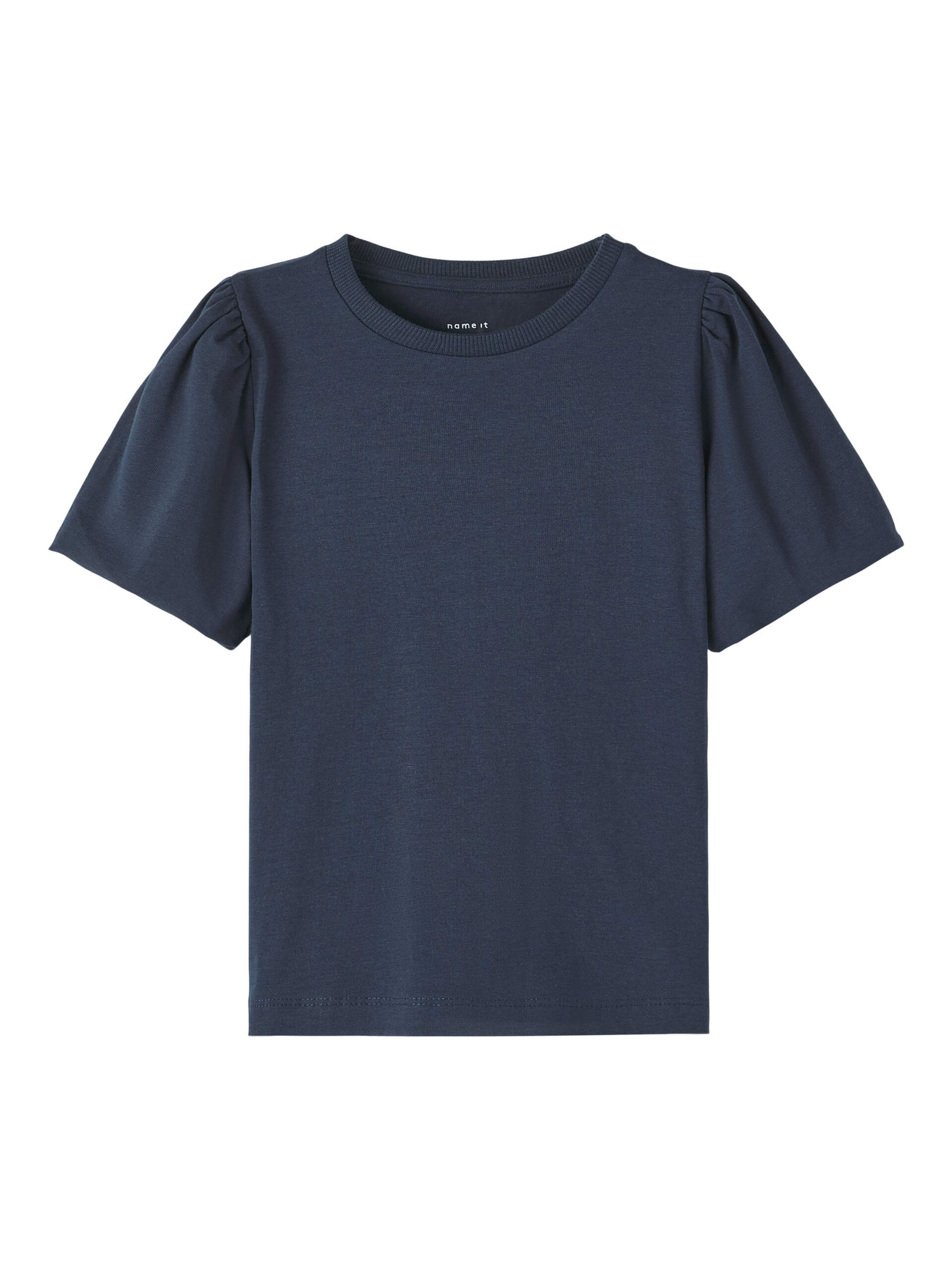 T-Shirt M.c. Manica a Sbuffo Maglietta Bambina - 13213333blu
