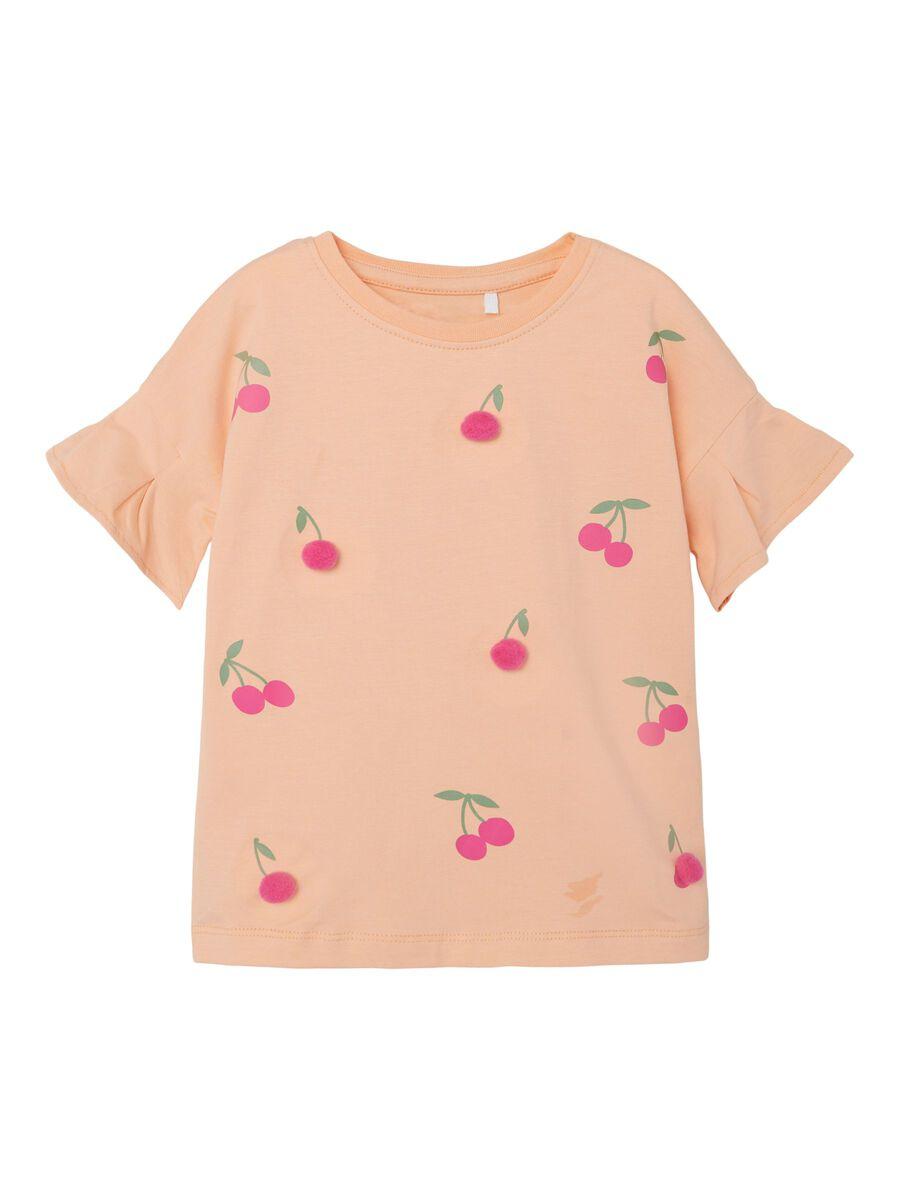 T-Shirt M.c. Maglietta con Applicazioni Bambina - 13215688rosa