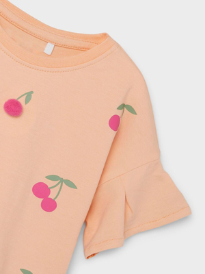 T-Shirt M.c. Maglietta con Applicazioni Bambina - 13215688rosa