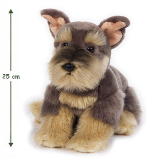 Peluche Hugo Cane Schnauzer Cm. 25 Pupazzo Lelly - 642300