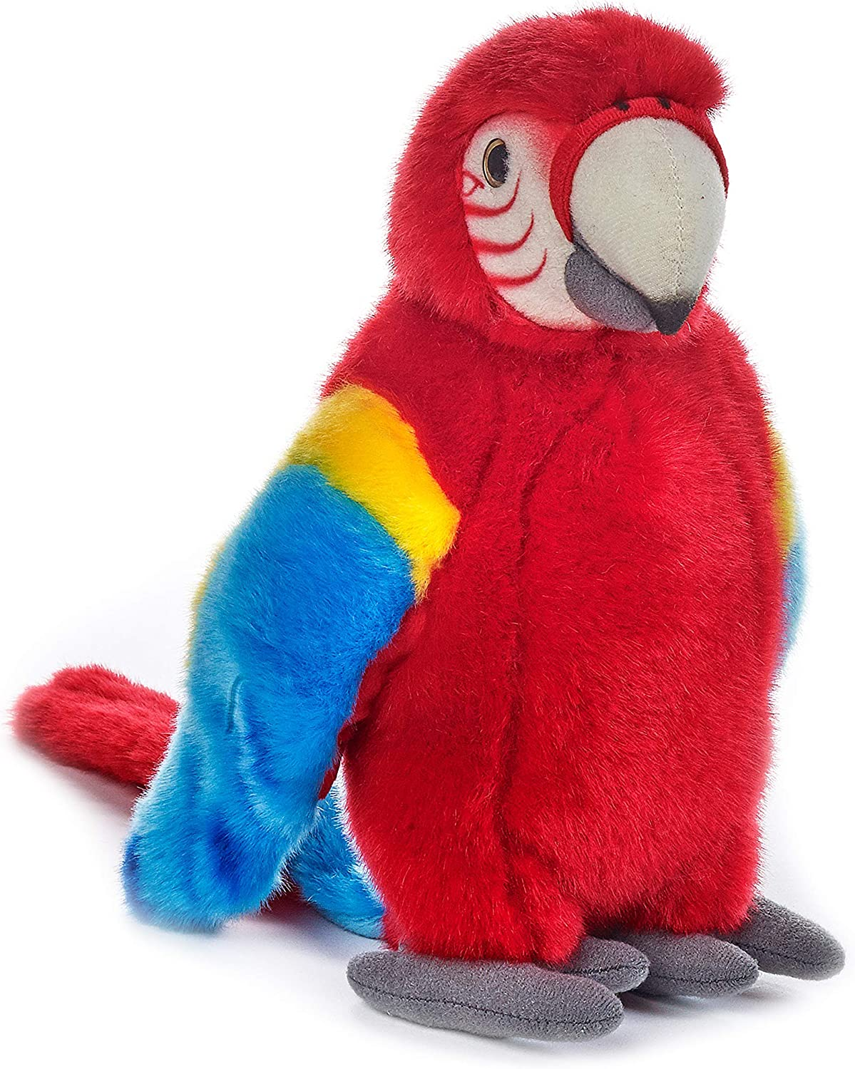 Peluche Pappagallo Tropicale Ara Scarlatta Cm. 25 Pupazzo Lelly - 650006