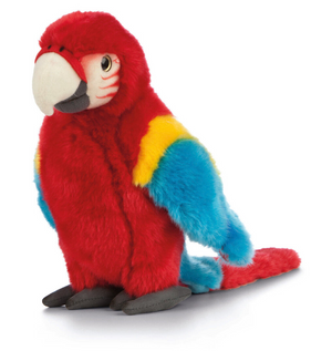 Peluche Pappagallo Tropicale Ara Scarlatta Cm. 25 Pupazzo Lelly - 650006