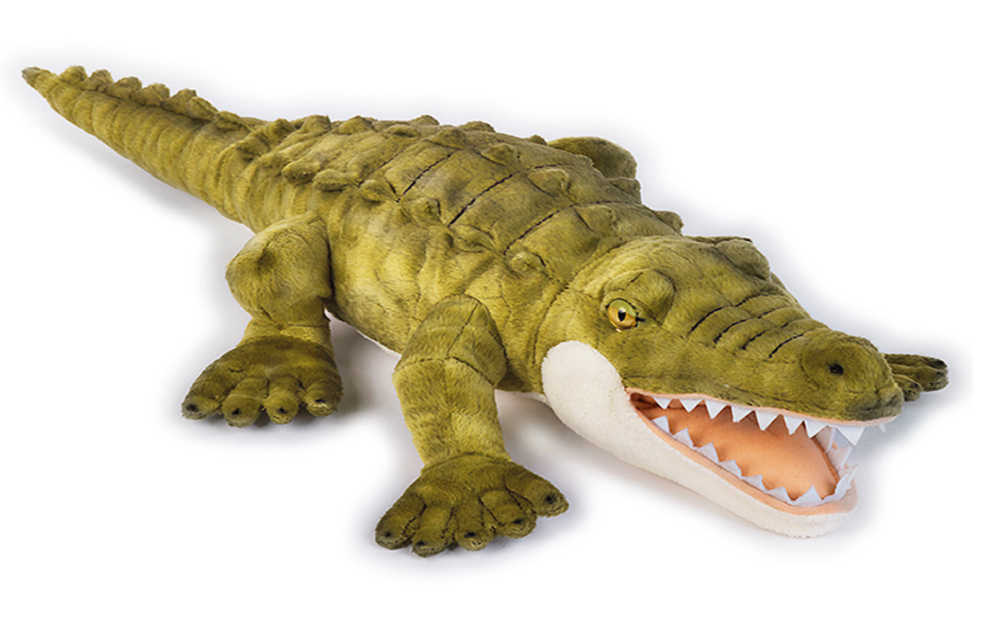 Peluche Coccodrillo Cm. 50 Rettile Tropicale Pupazzo Lelly - 650020