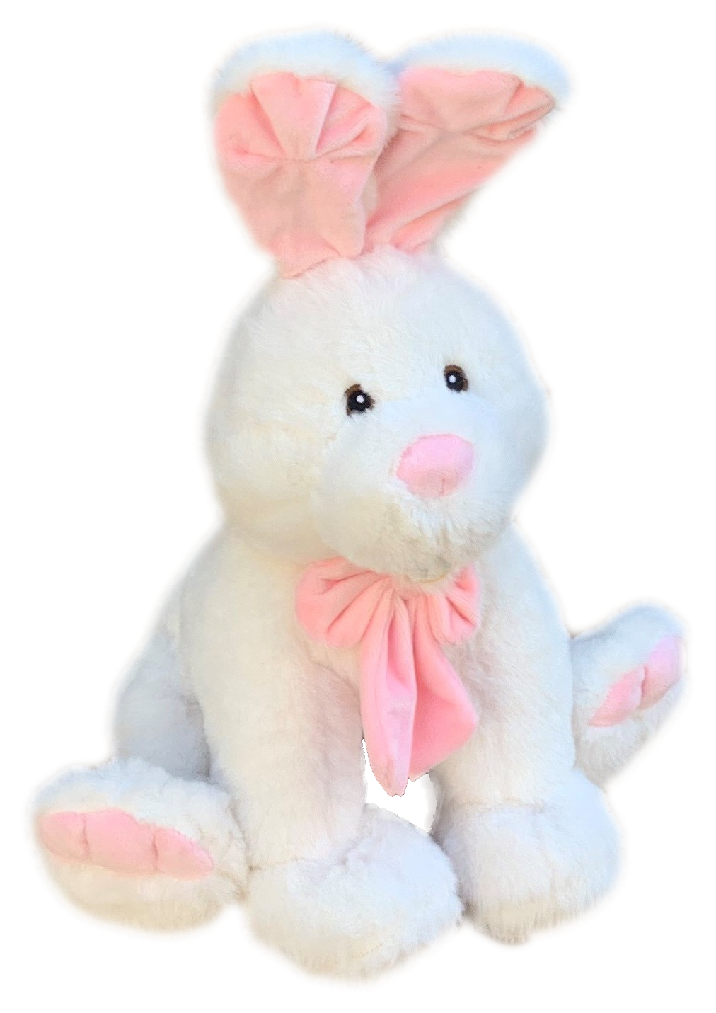 Peluche Leprotto Bianco Grs Cm. 30 Plastica Reciclata Lelly - 800232