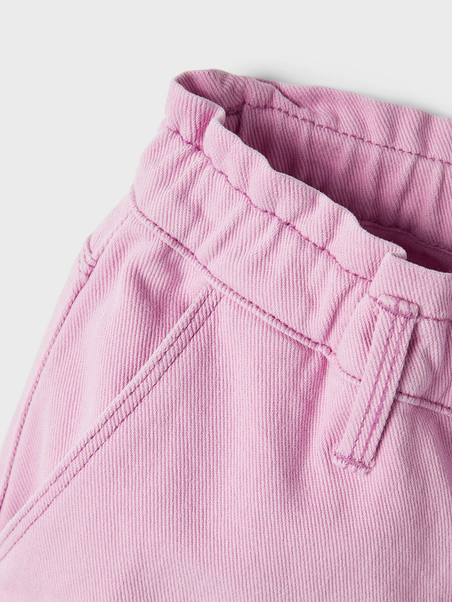 Pantalone in Tessuto Ragazza 100% Co - 13213283rosa