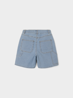 Bermuda Jeans con Vita Regolabile Pantaloncino Bambino Ragazzo - 13217306