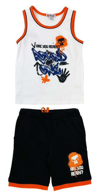 Completo Short + Canotta Yours Bambino 3/7 Anni - Ay4344