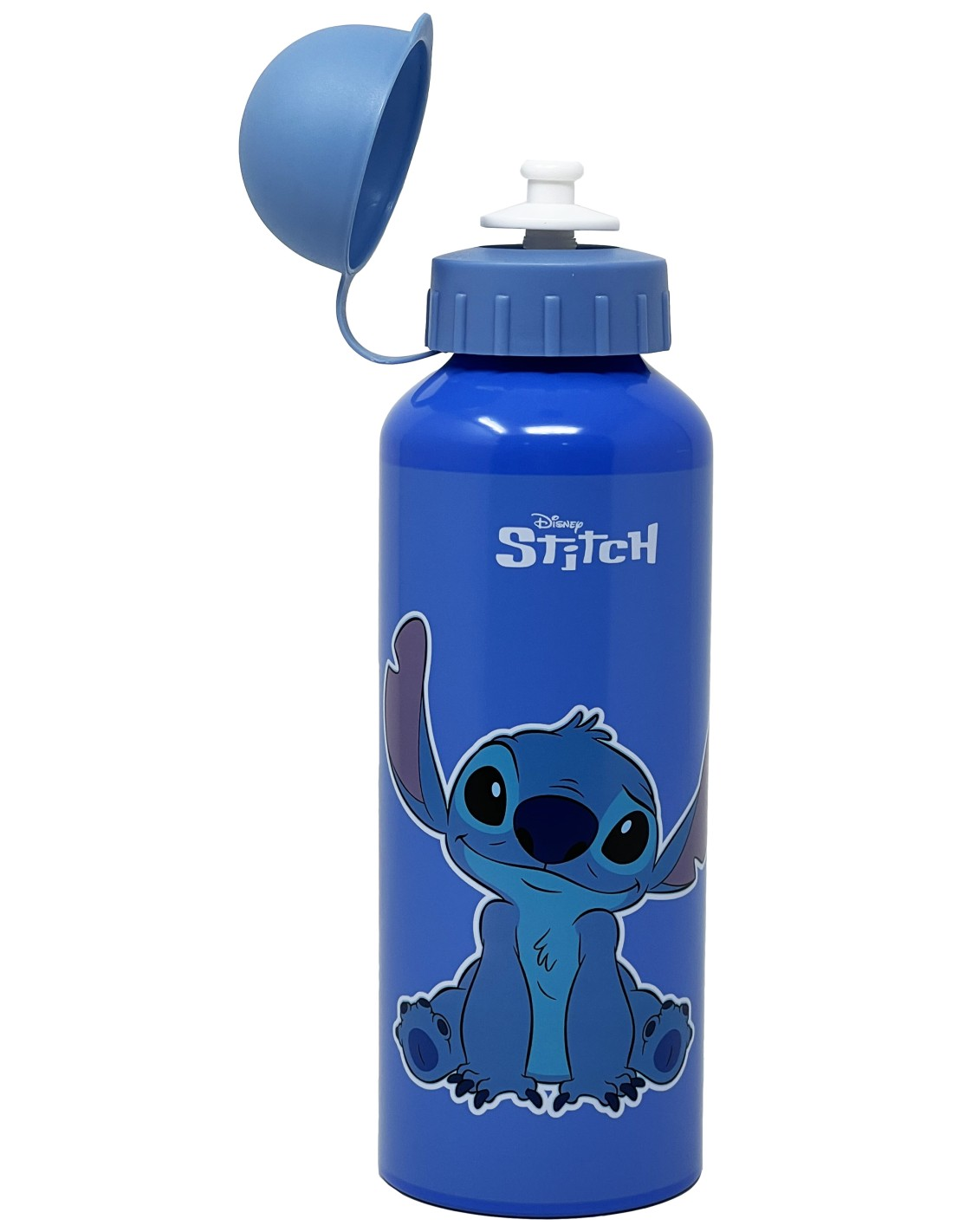 Borraccia in Alluminio Stitch DISNEY con Beccuccio e Coperchio 500 Ml - D05656mc/b