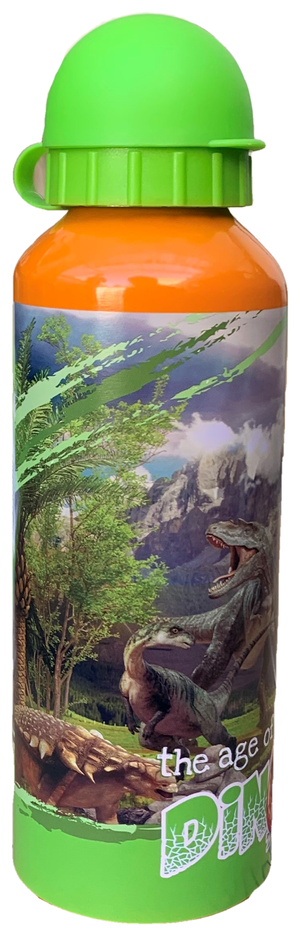 Borraccia in Alluminio Dinosauri Preistoria con Beccuccio e Coperchio 500 Ml - X06394mc/a