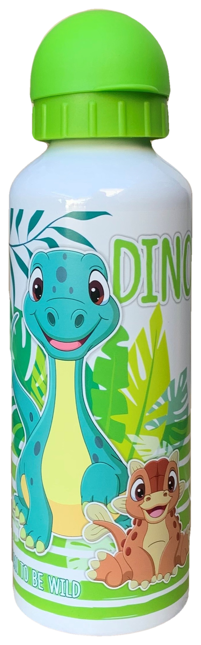 Borraccia in Alluminio Dinosauri Preistoria con Beccuccio e Coperchio 500 Ml - X06394mc/b