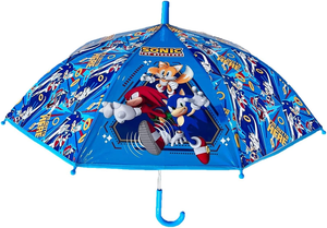 Set Pioggia Mantellina + Ombrello Sonic 4/5 Anni Bambino - Sn4389mc+sn4387mc