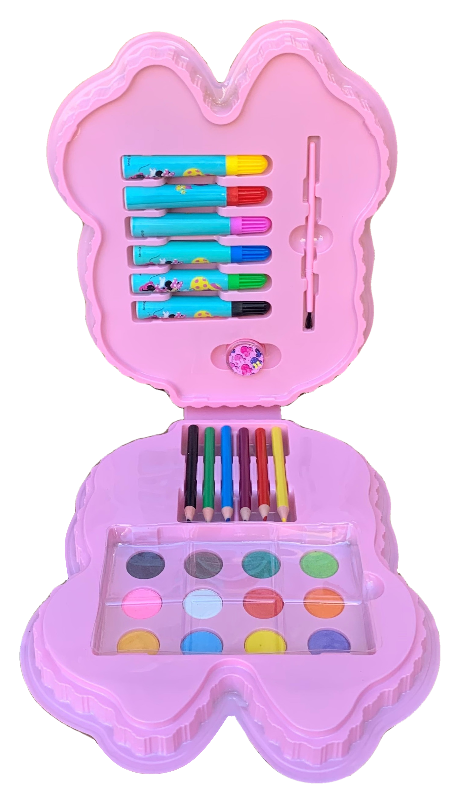 Set Colori Minnie Mouse DISNEY 26 Pezzi Confezione Sagomata - Min0830