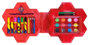 Set Colori Spiderman MARVEL 26 Pezzi Confezione Sagomata - Sp0830