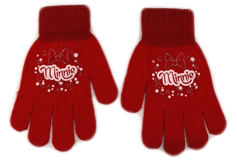 Set Guanti Invernali Minnie Mouse Bambina DISNEY Taglia Unica 3/10 Anni