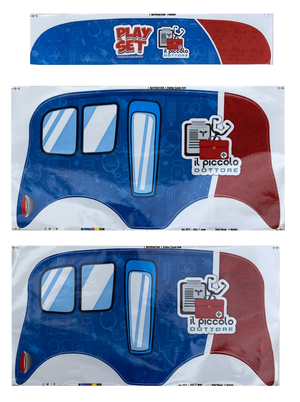 Valigetta Gioco il Piccolo Dottore 8 Pezzi Accessori Strumenti Medici Bambini - Toy0647