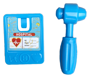 Valigetta Gioco il Piccolo Dottore 8 Pezzi Accessori Strumenti Medici Bambini - Toy0647