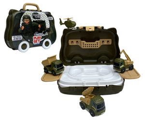 Valigetta Gioco Forze Speciali 6 Pezzi Accessori Veicoli Militari Bambini - Toy0649