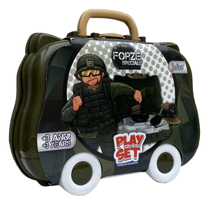 Valigetta Gioco Forze Speciali 6 Pezzi Accessori Veicoli Militari Bambini - Toy0649
