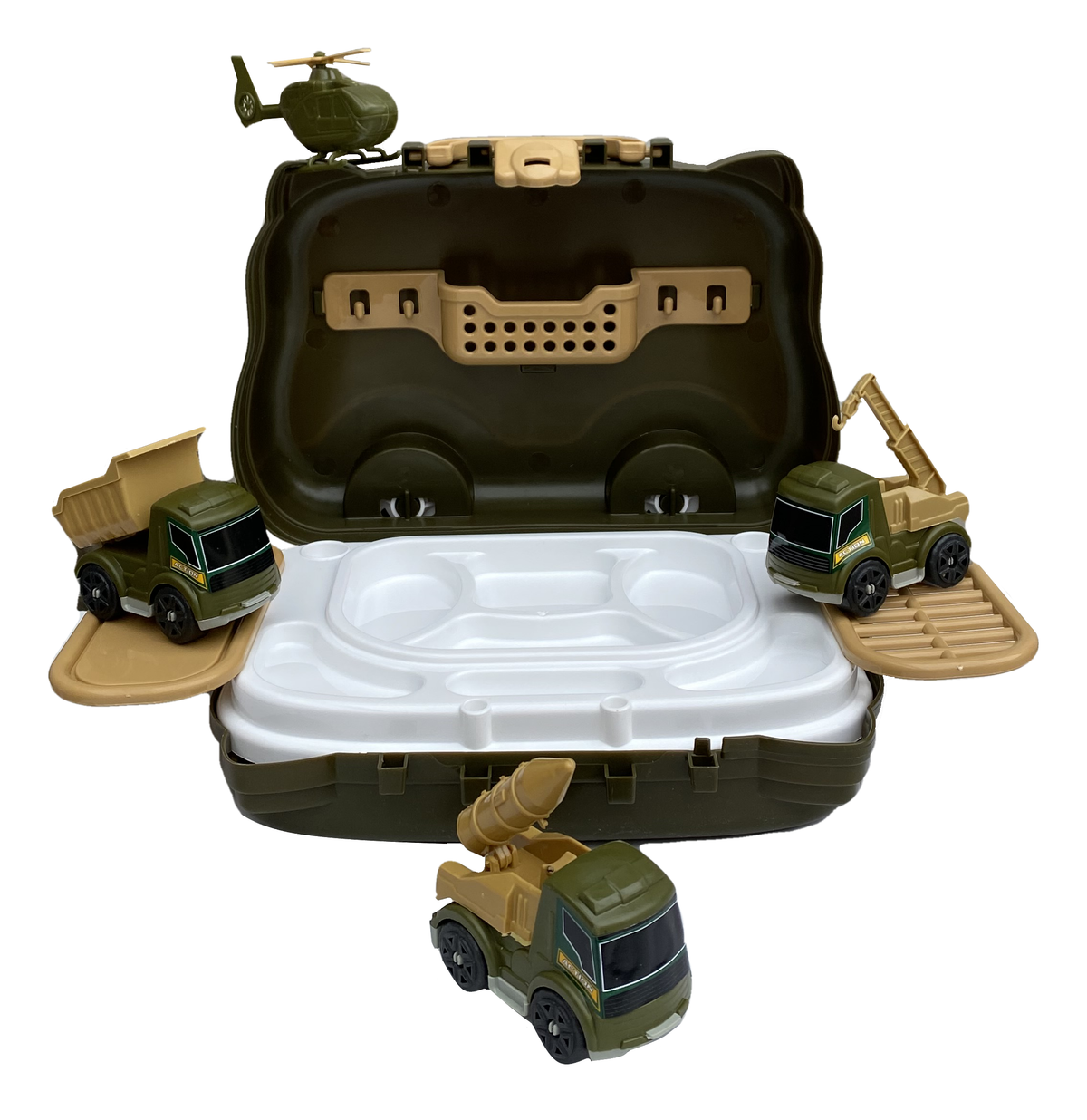 Valigetta Gioco Forze Speciali 6 Pezzi Accessori Veicoli Militari Bambini - Toy0649
