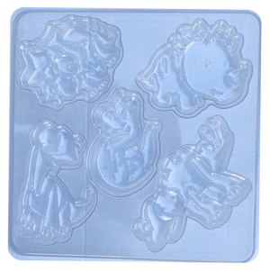 Set Attivita' Sabbia Magica 13 Pezzi Mondo Dei Dionsauri Strumenti per Modellare - Pla0019