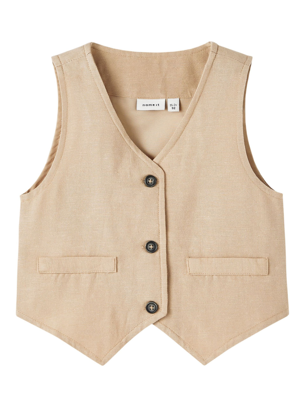 Gilet Bambino Panciotto Foderato Ragazzo - 13214175beige