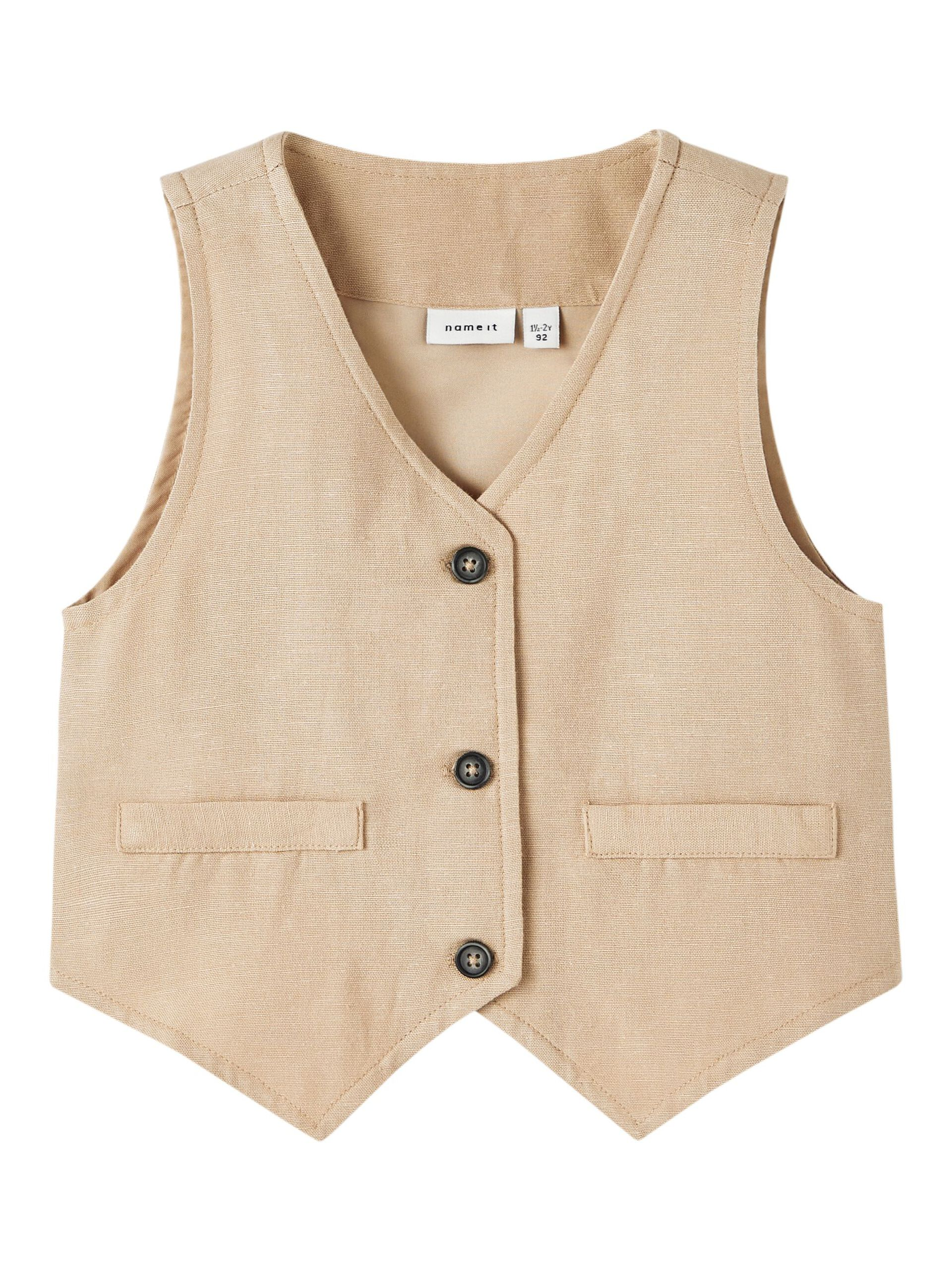 Gilet Bambino Panciotto Foderato Ragazzo - 13214175beige