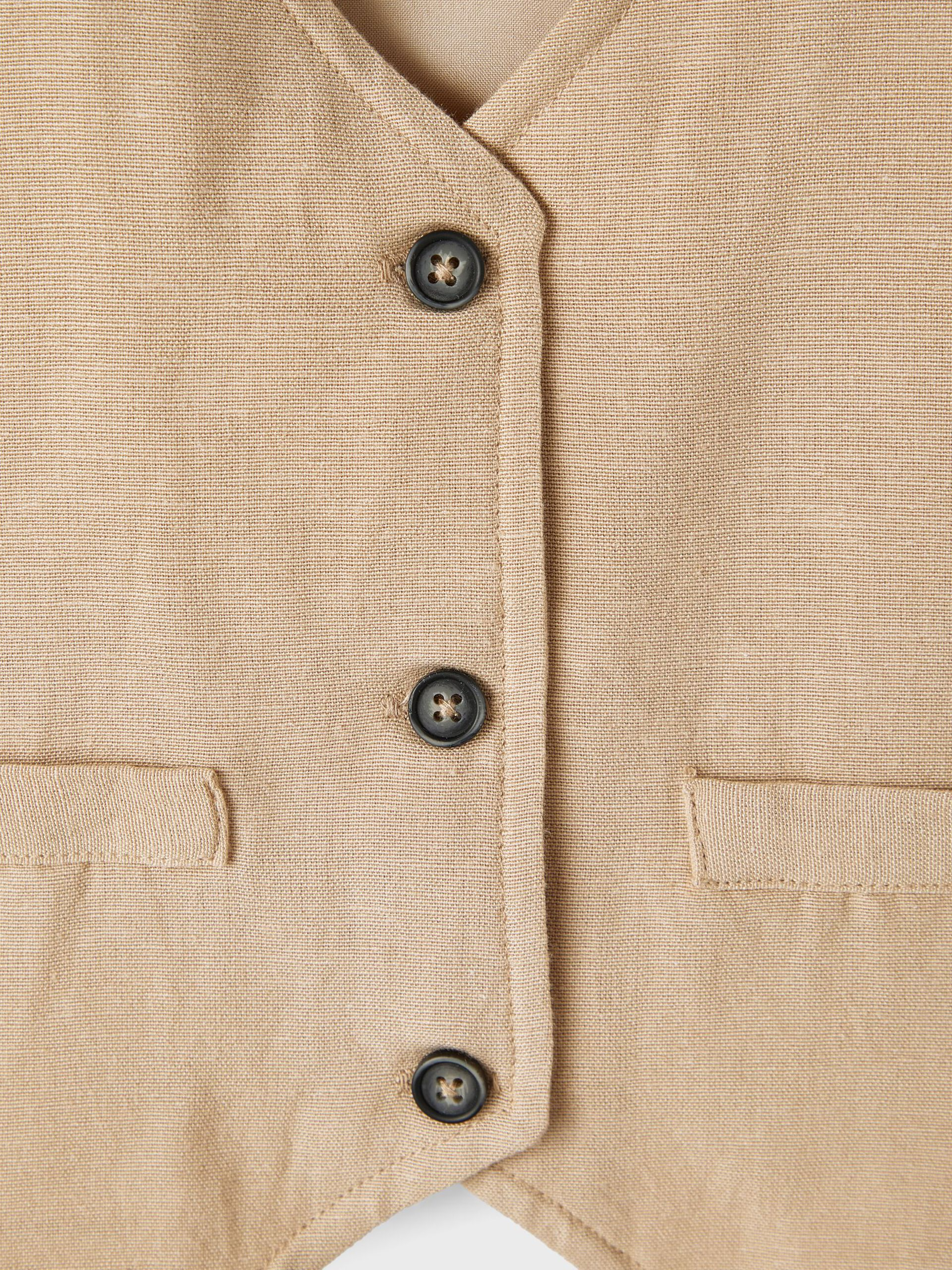 Gilet Bambino Panciotto Foderato Ragazzo - 13214175beige