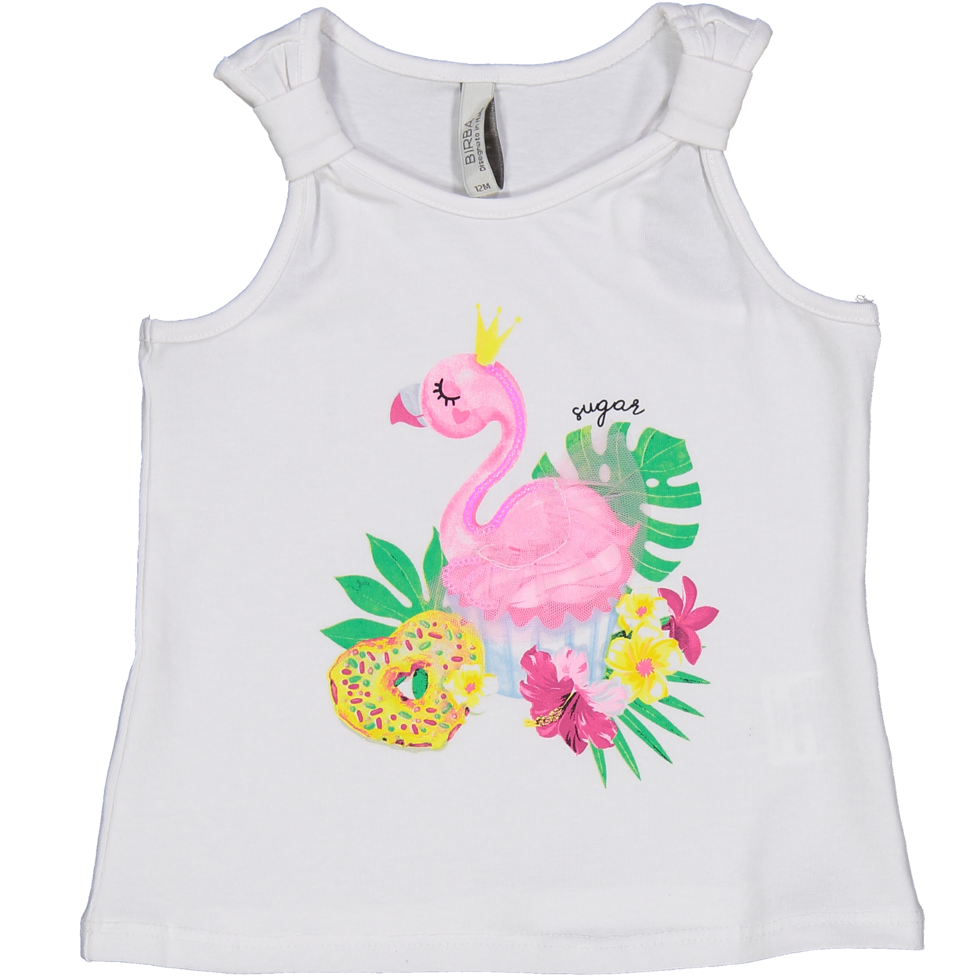 Canotta Maglietta Bambina Birba 97% Co 3% Ea - 64107.00/g