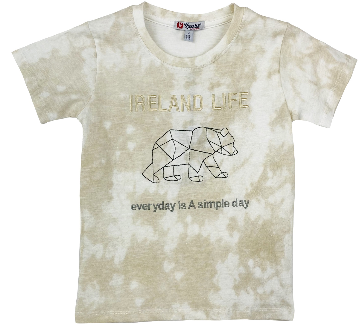 T-Shirt Yours Manica Corta Bambino 3/7 Anni - Ay4256