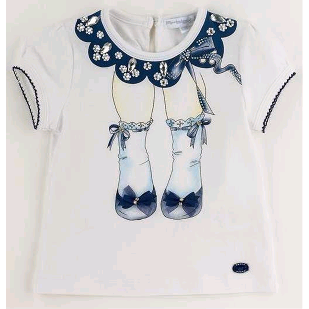 T-Shirt Manica Corta Artigli Bambina 9/36 Mesi A06078