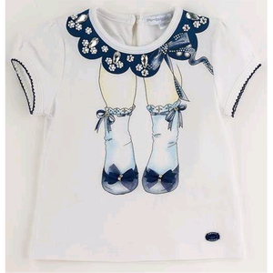 T-Shirt Manica Corta Artigli Bambina 9/36 Mesi A06078