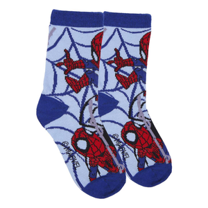 Calzini Spiderman MARVEL in Misto Cotone 5 Paia con Pochette - 7417