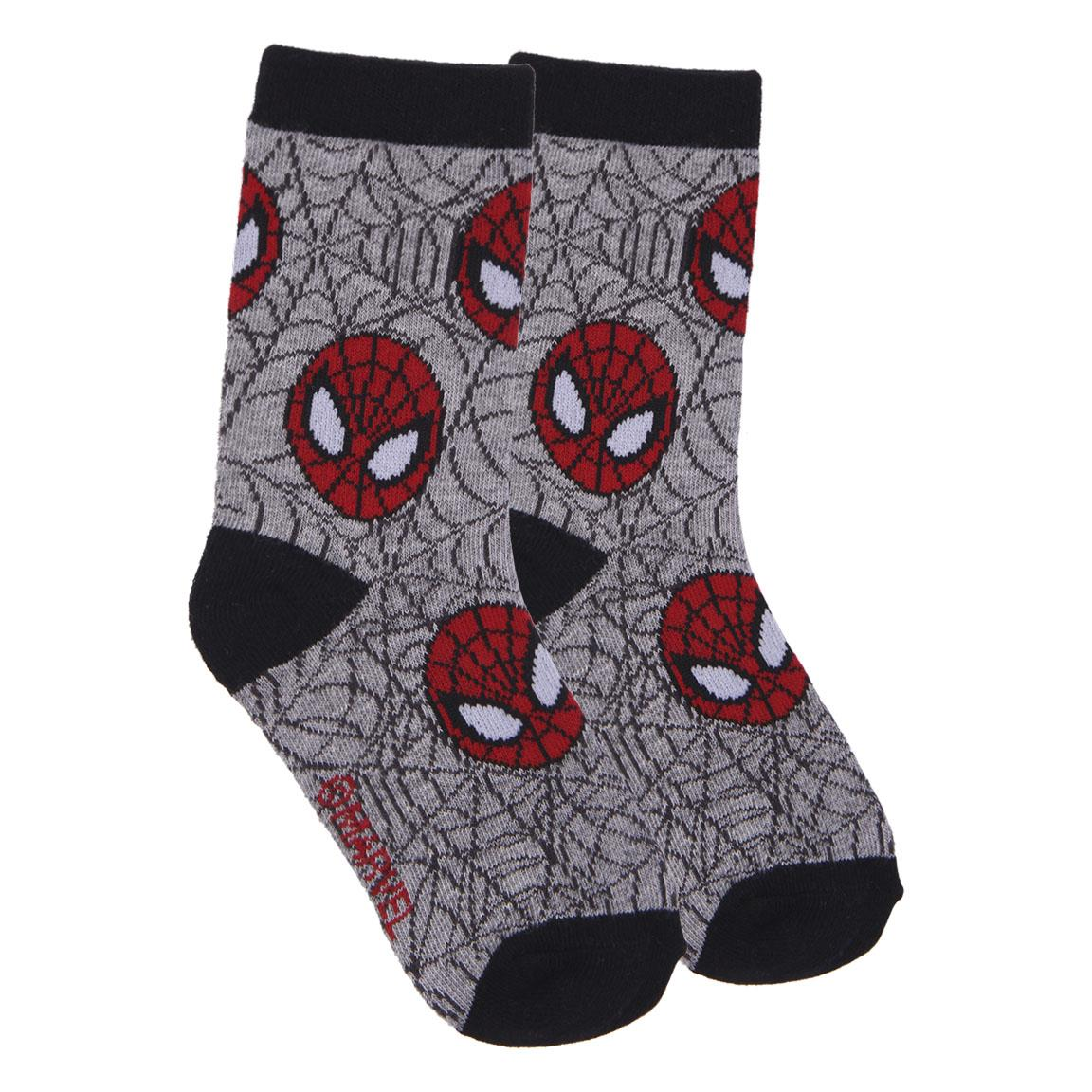 Calzini Spiderman MARVEL in Misto Cotone 5 Paia con Pochette - 7417