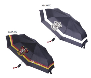 Ombrello Harry Potter Pieghevole Cambia Colore 8 Raggi Apertura Automatica Adulto - 0676