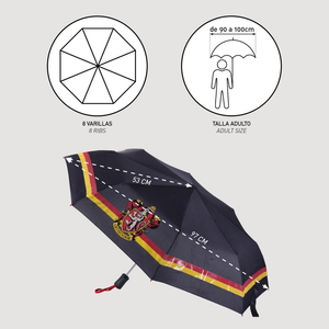 Ombrello Harry Potter Pieghevole Cambia Colore 8 Raggi Apertura Automatica Adulto - 0676
