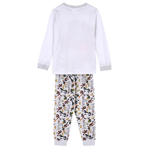 Pigiama Primaverile Taz Looney Tunes 100% Cotone Jersey Bambino - 0192