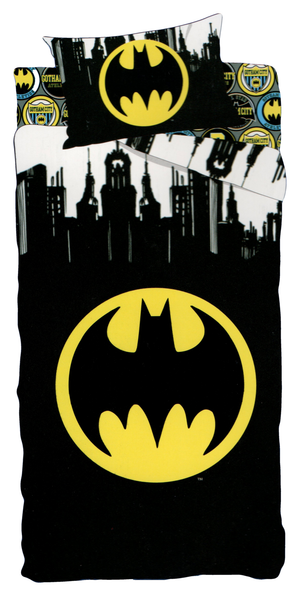 Completo Lenzuola Batman Cavaliere Oscuro Sottolenzuola Lenzuola Federa Letto Singolo - Bat221034