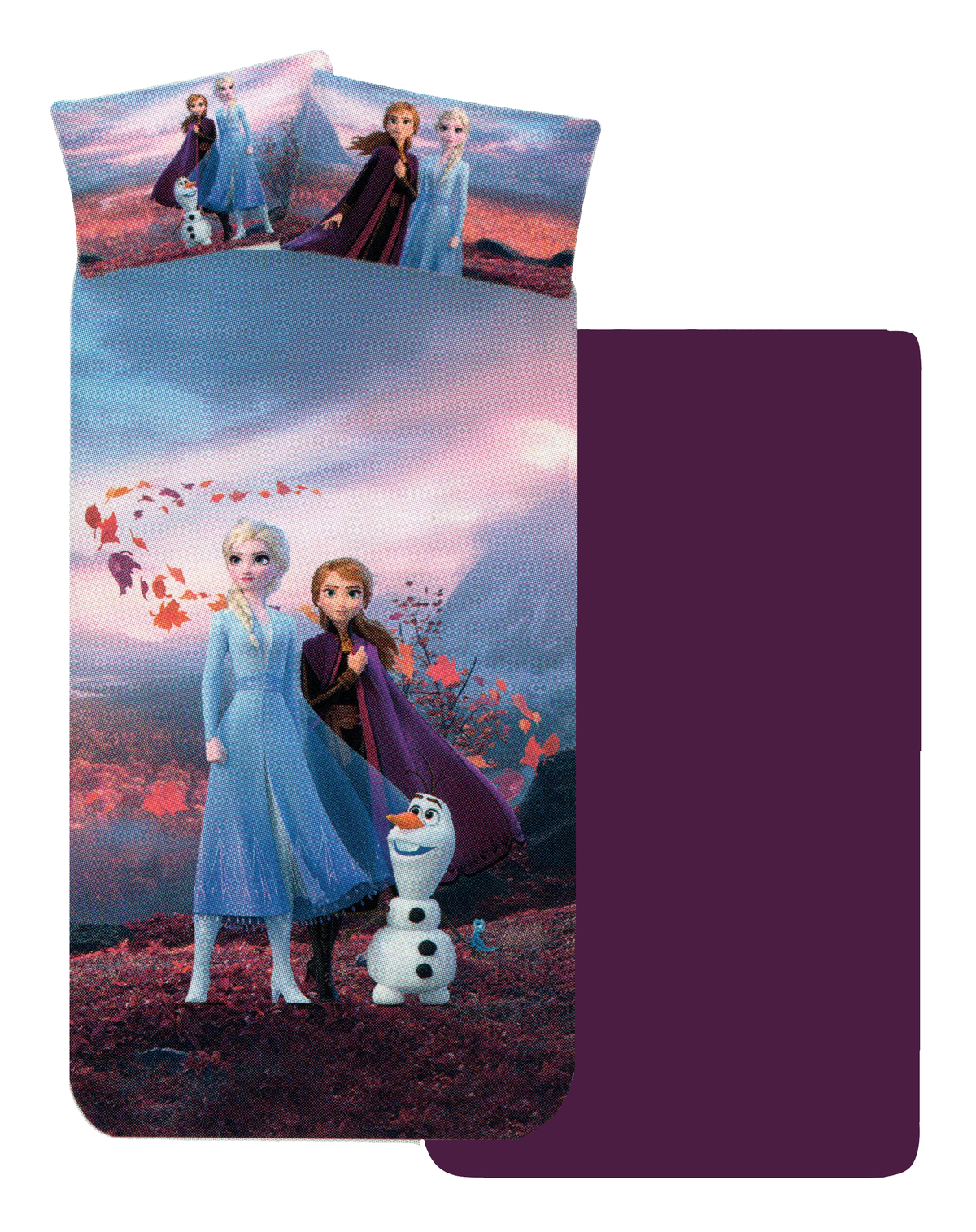 Completo Lenzuola Frozen Ii DISNEY Sottolenzuola Lenzuola Federa Letto Singolo - Frozen-101