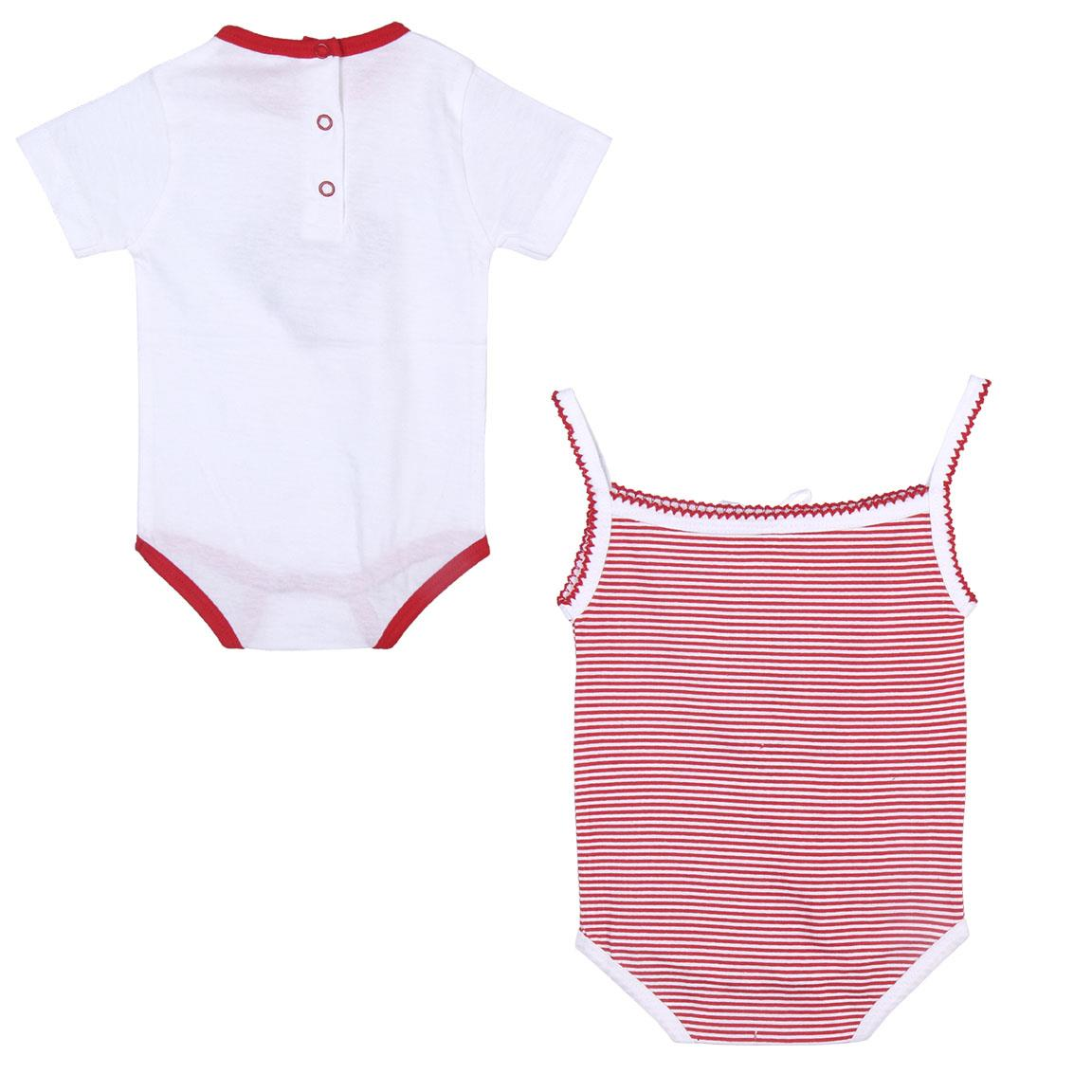 Set Body Minnie DISNEY 2 Pezzi 100% Cotone in Scatola - 9301