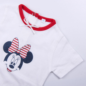Set Body Minnie DISNEY 2 Pezzi 100% Cotone in Scatola - 9301