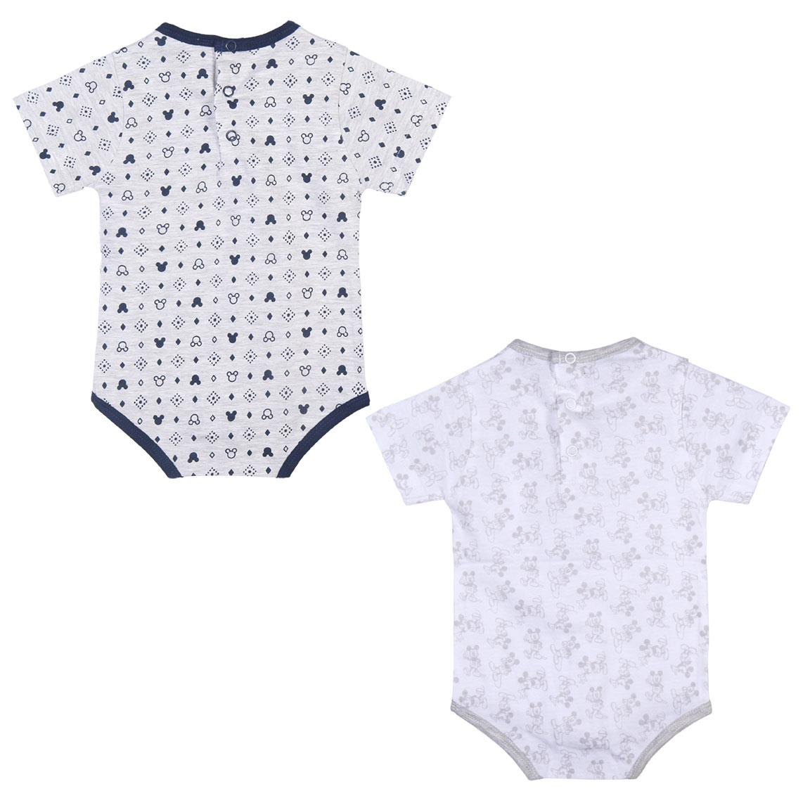 Set Body Topolino DISNEY 2 Pezzi 100% Cotone in Scatola - 9297